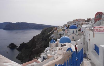 O ROMANTISMO DA ILHA GREGA DE SANTORINI